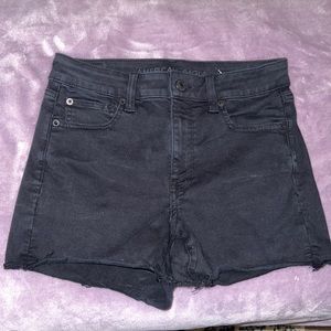 American eagle black jean shorts! Only worn a couple times, in great condition!
